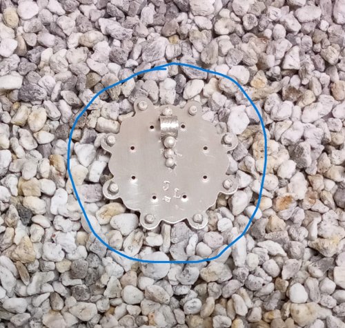 Judy Larson's CZ Explosion Necklace - , Holiday Designs, Cutting, Cutting Tool, Cutters, Filing, Finishing, How To Punch Holes, Hole Punching, Punch A Hole, Tumbling, Tumble, Tumbling Jewelry, Butane Torch, Soldering, Solder, Design, Drilling, Drill, Place the assembly in pumice in a pumice pan